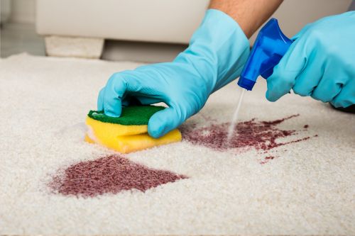 pre-treating before carpet cleaning